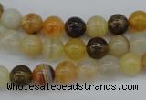 CAG4322 15.5 inches 8mm round botswana agate gemstone beads