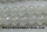 CAG4340 15.5 inches 4mm round white agate beads wholesale