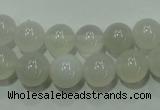 CAG4342 15.5 inches 8mm round white agate beads wholesale