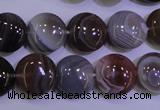 CAG4444 15.5 inches 16mm flat round botswana agate beads wholesale