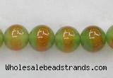 CAG445 15.5 inches 14mm round agate gemstone beads wholesale