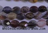 CAG4460 15.5 inches 8*10mm faceted oval botswana agate beads