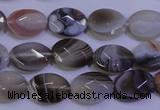 CAG4462 15.5 inches 10*14mm faceted oval botswana agate beads