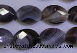 CAG4465 15.5 inches 15*20mm faceted oval botswana agate beads