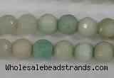 CAG4487 15.5 inches 6mm faceted round agate beads wholesale