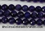 CAG4495 15.5 inches 8mm faceted round fire crackle agate beads