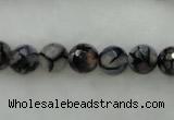 CAG450 15.5 inches 10mm faceted round agate beads Wholesale