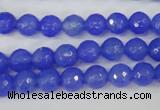 CAG4506 15.5 inches 8mm faceted round agate beads wholesale