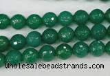 CAG4507 15.5 inches 8mm faceted round agate beads wholesale