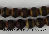 CAG4758 15 inches 10mm round tibetan agate beads wholesale