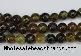 CAG4831 15 inches 6mm round dragon veins agate beads wholesale