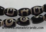 CAG5089 15.5 inches 8*12mm drum tibetan agate beads wholesale