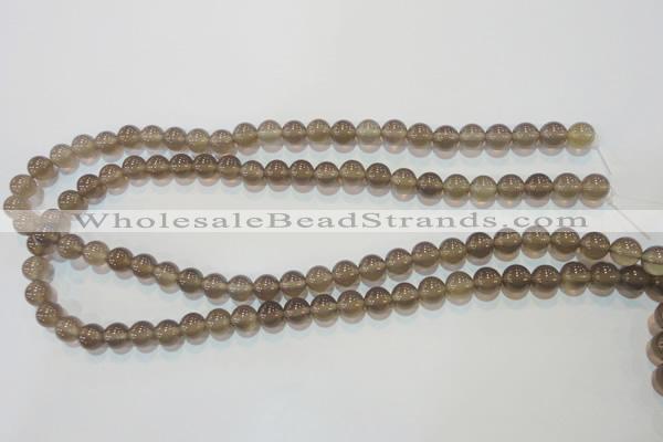 CAG5241 15.5 inches 8mm round Brazilian grey agate beads wholesale