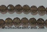 CAG5248 15.5 inches 10mm faceted round Brazilian grey agate beads