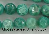 CAG5310 15.5 inches 6mm faceted round peafowl agate gemstone beads