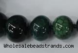 CAG5427 8*12mm – 20*30mm rondelle dragon veins agate beads