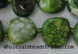 CAG5524 15.5 inches 18*20mm - 20*22mm nuggets agate gemstone beads