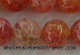 CAG5565 15.5 inches 14mm round natural fire agate beads wholesale