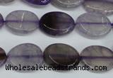 CAG5619 15 inches 13*16mm oval dragon veins agate beads wholesale