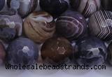 CAG5963 15.5 inches 12mm faceted round botswana agate beads wholesale