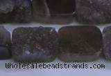 CAG5990 15.5 inches 15*20mm rectangle grey agate gemstone beads