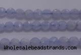 CAG5995 15.5 inches 4mm faceted round blue lace agate beads