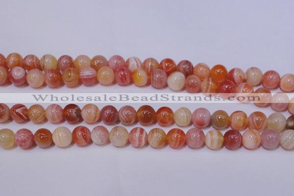 CAG6342 15 inches 8mm round red botswana agate beads wholesale