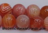 CAG6344 15 inches 12mm round red botswana agate beads wholesale