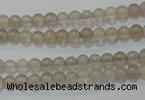 CAG6530 15.5 inches 3mm round Brazilian grey agate beads