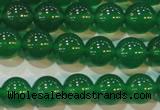 CAG6605 15.5 inches 8mm round green agate gemstone beads