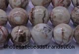 CAG6663 15.5 inches 10mm round Mexican crazy lace agate beads