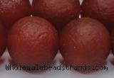 CAG6705 15 inches 18mm round red pilates agate beads