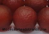 CAG6706 15 inches 20mm round red pilates agate beads