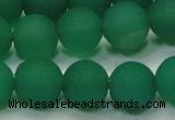 CAG6731 15 inches 10mm round green pilates agate beads