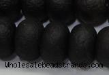 CAG6749 15 inches 12*16mm rondelle black pilates agate beads