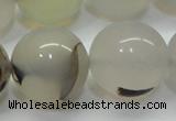 CAG6766 15 inches 18mm round Montana agate beads wholesale