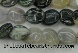 CAG6770 15.5 inches 12mm flat round Indian agate beads wholesale