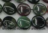 CAG6771 15.5 inches 14mm flat round Indian agate beads wholesale