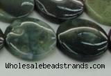 CAG6774 15.5 inches 20mm flat round Indian agate beads wholesale