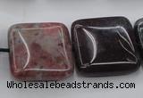 CAG6781 15.5 inches 18*18mm square Indian agate beads wholesale