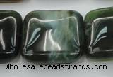 CAG6784 15.5 inches 25*25mm square Indian agate beads wholesale