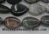 CAG6802 15.5 inches 12*16mm flat teardrop Indian agate beads