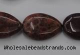 CAG6807 15.5 inches 18*25mm flat teardrop Indian agate beads