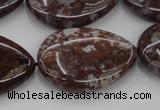 CAG6808 15.5 inches 22*30mm flat teardrop Indian agate beads