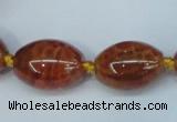 CAG6860 15.5 inches 10*14mm - 20*30mm rice dragon veins agate beads