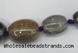 CAG6868 15.5 inches 12*14mm - 25*30mm drum dragon veins agate beads