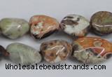 CAG7020 15.5 inches 10*12mm - 12*14mm nuggets ocean agate beads