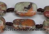 CAG7031 15.5 inches 15*20mm rectangle ocean agate gemstone beads