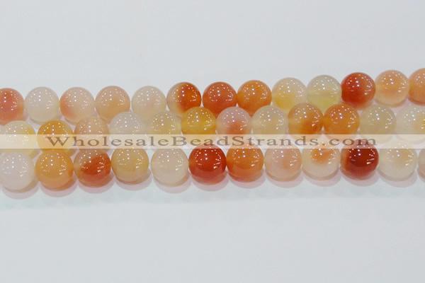 CAG7136 15.5 inches 16mm round red agate gemstone beads