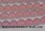 CAG7150 15.5 inches 6mm round pink agate gemstone beads